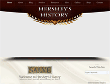 Tablet Screenshot of hersheyshistory.com